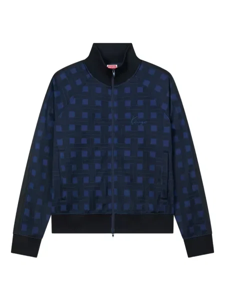 Geacă Kenzo din jacard albastru