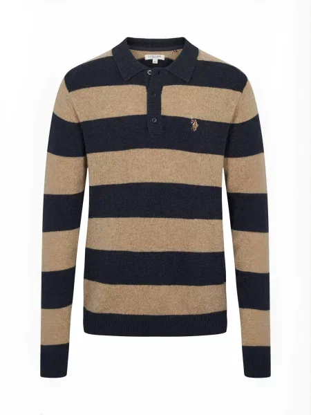 U.S. POLO ASSN. Cămașă UMEthan bleumarin