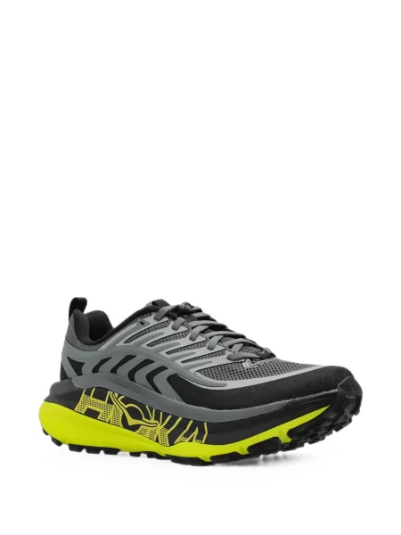 Sneakers Hoka με κορδόνια με δαντέλα γκρι