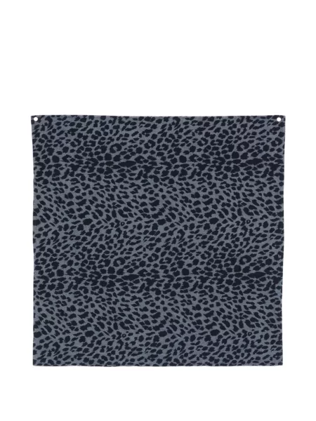 Fular Aspesi cu model leopard albastru