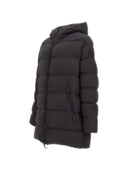 Palton Peuterey cu glugă negru
