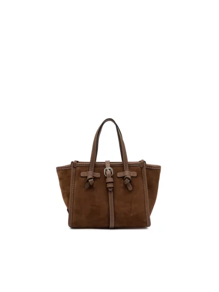 Shopperka Gianni Chiarini skórzana brązowa