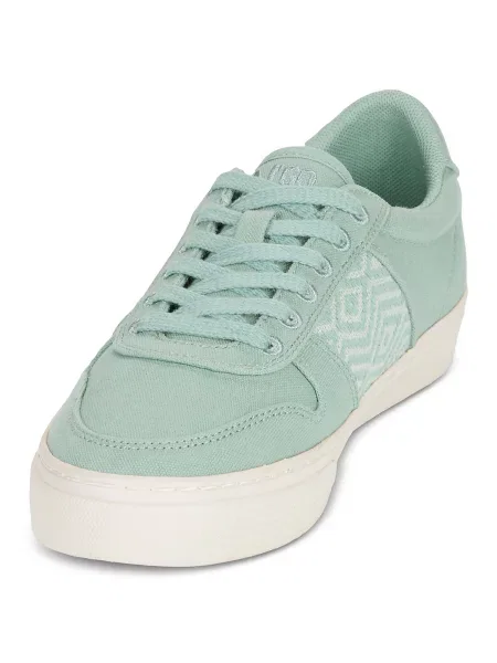 Pantofi N'go din canvas verde