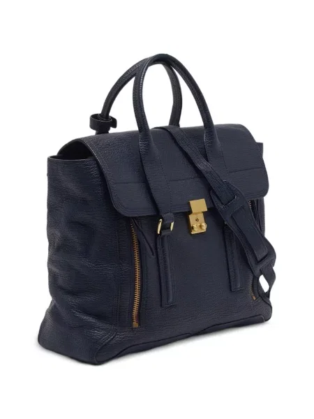 Geantă 3.1 Phillip Lim din piele albastru