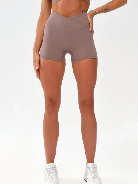 Spodenki szorty sportowe fitness Rough Radical Mocha Active Shorts beżowe