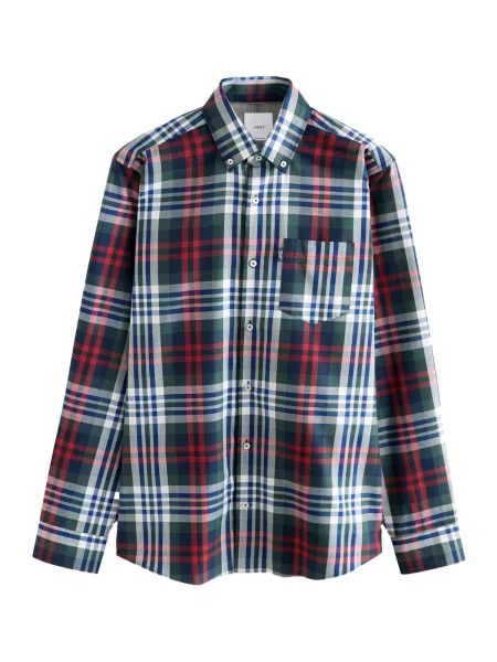 Next Košile zelená / červená bílá