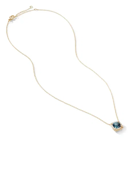 Diament naszyjnik David Yurman niebieski