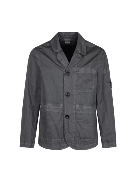 Lniana marynarka C.p. Company szara