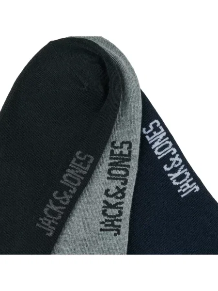 JACK & JONES Ponožky Jens marine modrá tmavě / černá šedá