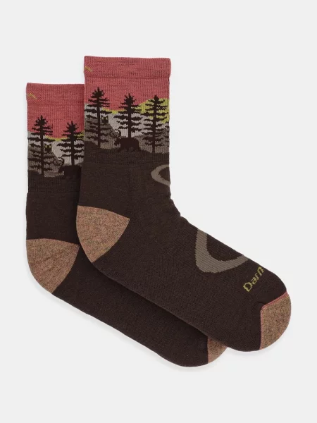 Volnene nogavice Darn Tough rjava