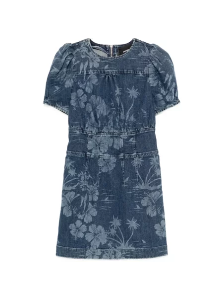 Bologna rochie mini Marco Bologna cu model floral cu imagine albastru