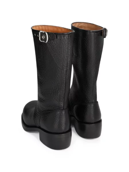 Botine Dries Van Noten din piele negru