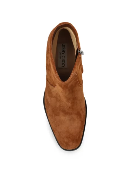Cizme scurte Jimmy Choo maro