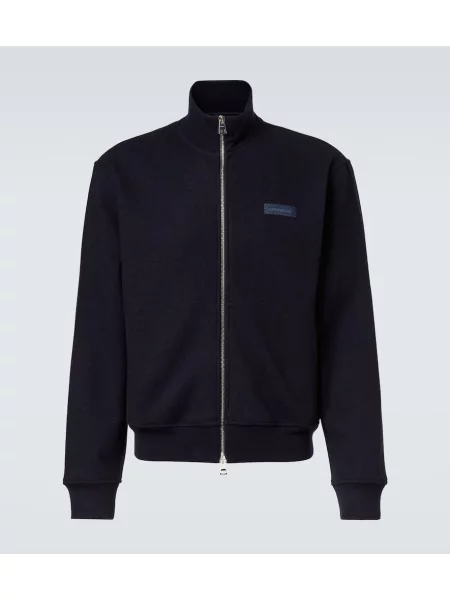 Vlněná bunda Givenchy modrá