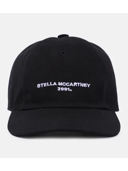 Șapcă Stella Mccartney cu broderie negru