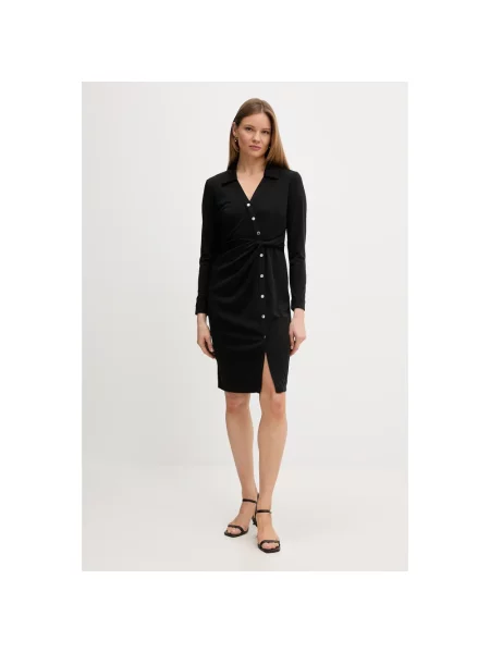 Sukienka koszulowa Dkny czarna