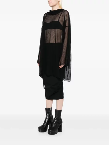 Τοπ Rick Owens μαύρο