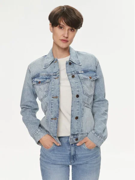 Wrangler Jeansová bunda Heritage modrá