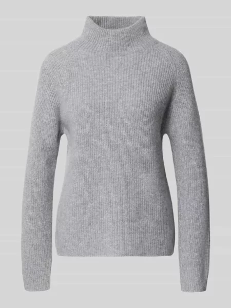 Sweter z dzianiny z kaszmiru ze stójką Fynch-hatton