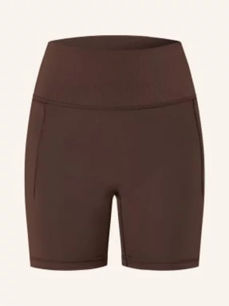 Adidas Legíny Optimé Primelift Short tmavě hnědá