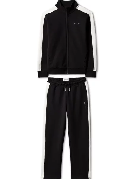 Calvin Klein Jeans compleu de trening pentru copii cu negru