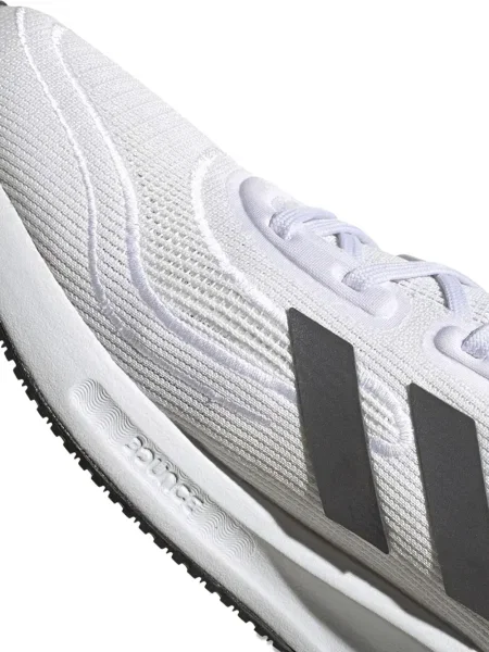 Sneakerși Adidas Solar cu șireturi cu dungi din dantelă negru