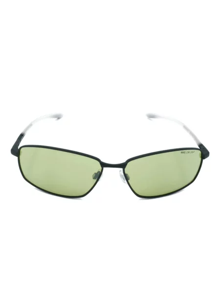 Ochelari de soare Nike cu cordon din jerseu cu imprimeu abstract gri