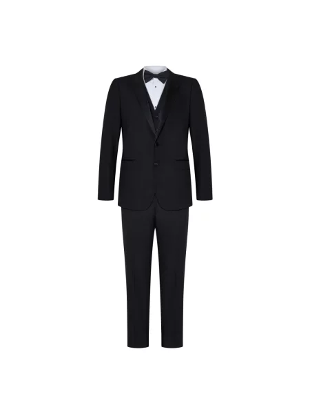 Garnitur Dolce And Gabbana wełniany czarny