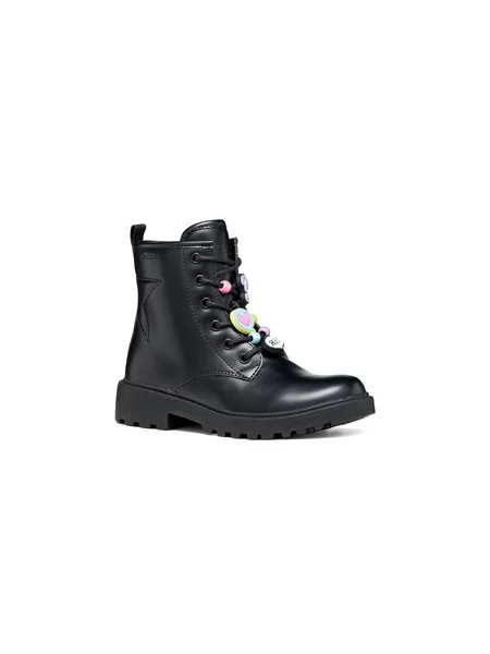 Kotníková obuv Geox J Casey Girl S černá