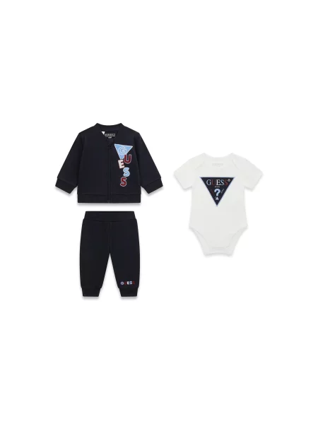 Guess Komplet bodi in hlače Regular Fit modra