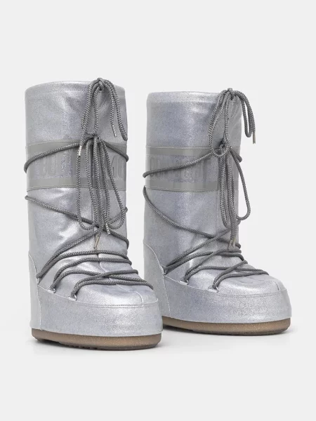 Moon Boot Hótaposó Icon Glitter ezüst