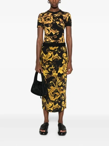 Μπλούζα Versace Jeans Couture με σχέδιο μαύρο