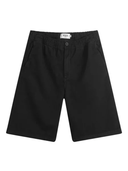 Szorty Wax London z twillu czarne