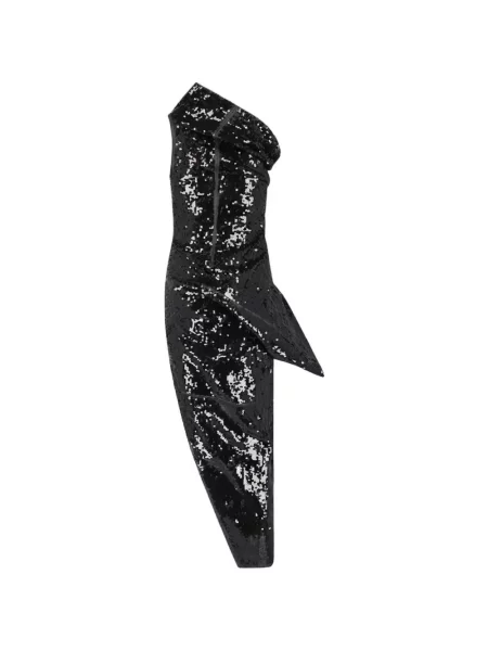 Rochie maxi Rick Owens cu paiete negru