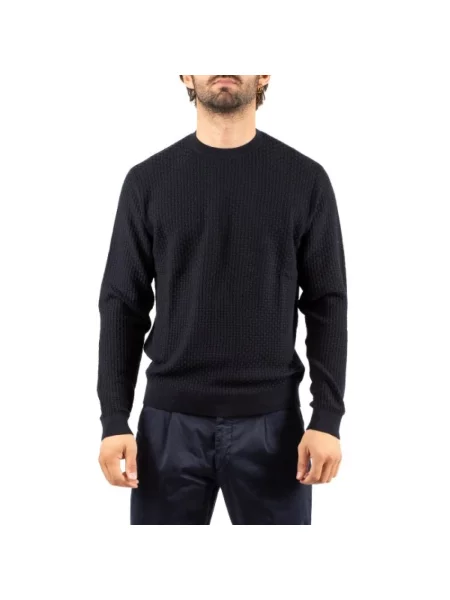 Sweter Emporio Armani niebieski