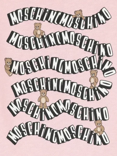 Sukienka dziecięca Moschino różowa