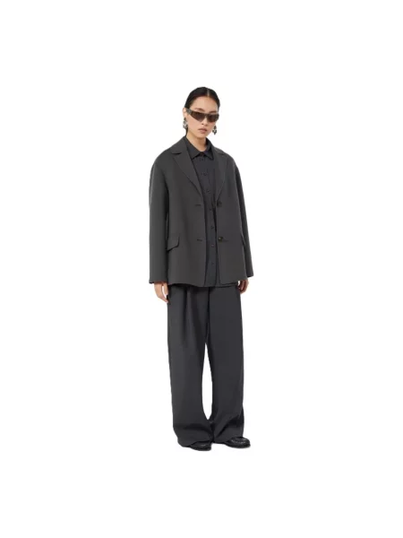 Koszula Max Mara wełniana szara