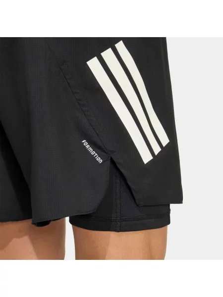 ADIDAS PERFORMANCE Pantaloni sport Formotion / alb negru