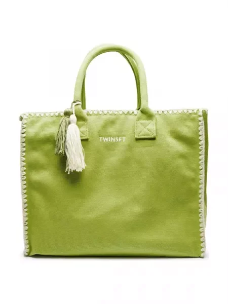 Twinset U&B Geantă de plajă verde