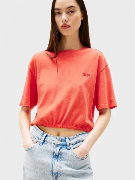 Футболка Tommy Jeans с открытой спиной
