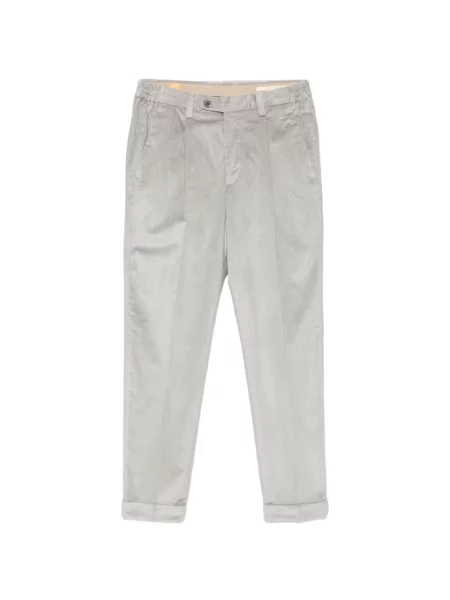 Pantaloni Alpha Industries de catifea cord gri
