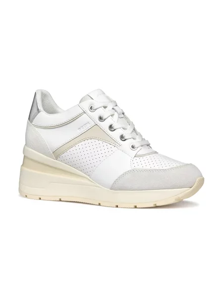Sneakersy Geox białe