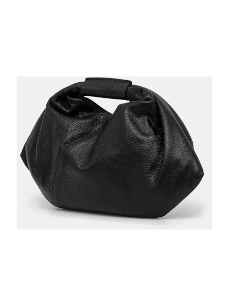Maison Margiela torebka skórzana Japanese Draped Mini czarny