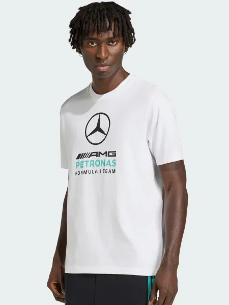 ADIDAS PERFORMANCE Funkčné tričko Mercedes-AMG Petronas Formula 1 Team DNA tyrkysová / čierna biela