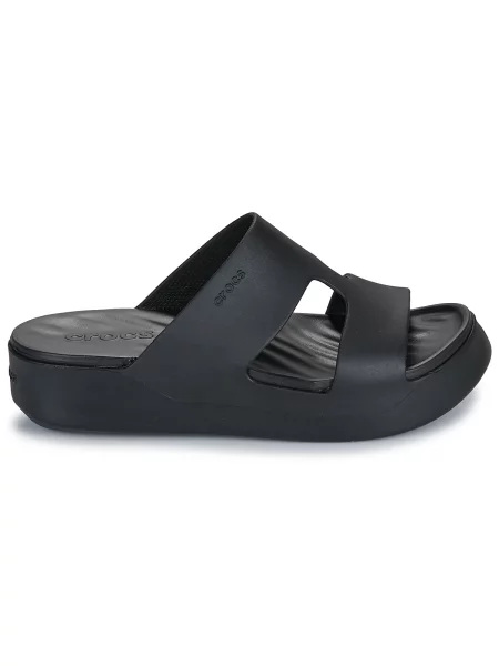 Natikače Crocs s platformom crna