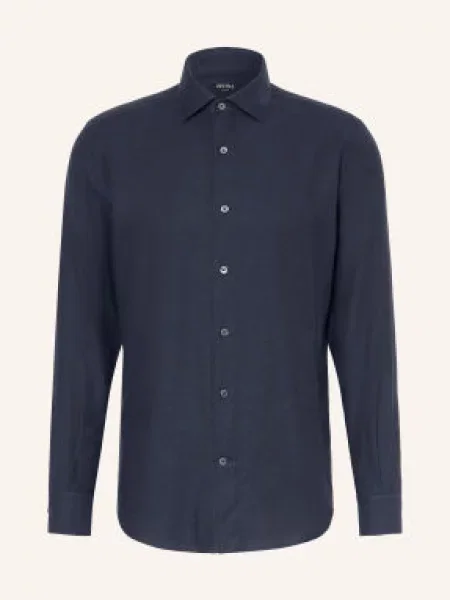Zegna Košile Regular Fit tmavě modrá