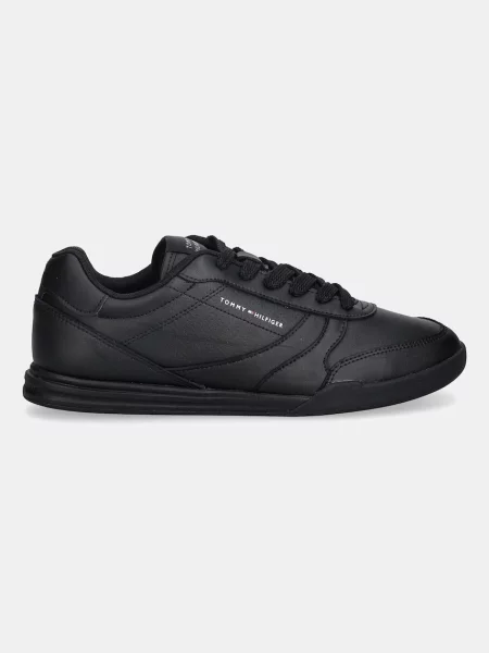 Tommy Hilfiger sneakersy skórzane LOPRO CUP LEATHER czarny