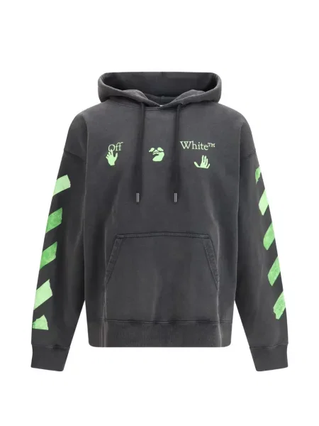 Hanorac cu glugă Off-white alb