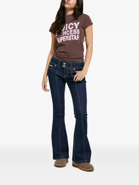 Tricou Juicy Couture cu imagine maro