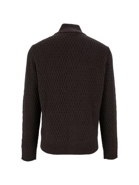 Cardigan Peserico tricotate maro